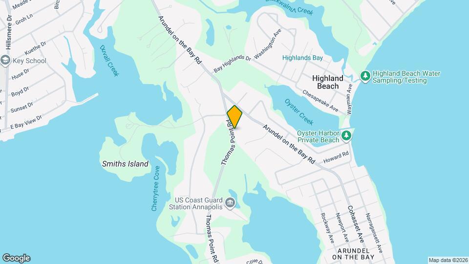 3359 Thomas Point Rd Map and Location Details