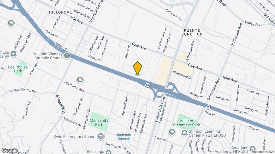 15568 Binney St Map and Location Details