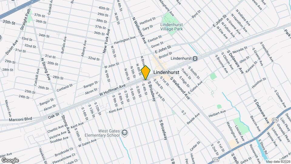 99-105 W Hoffman Ave Map and Location Details