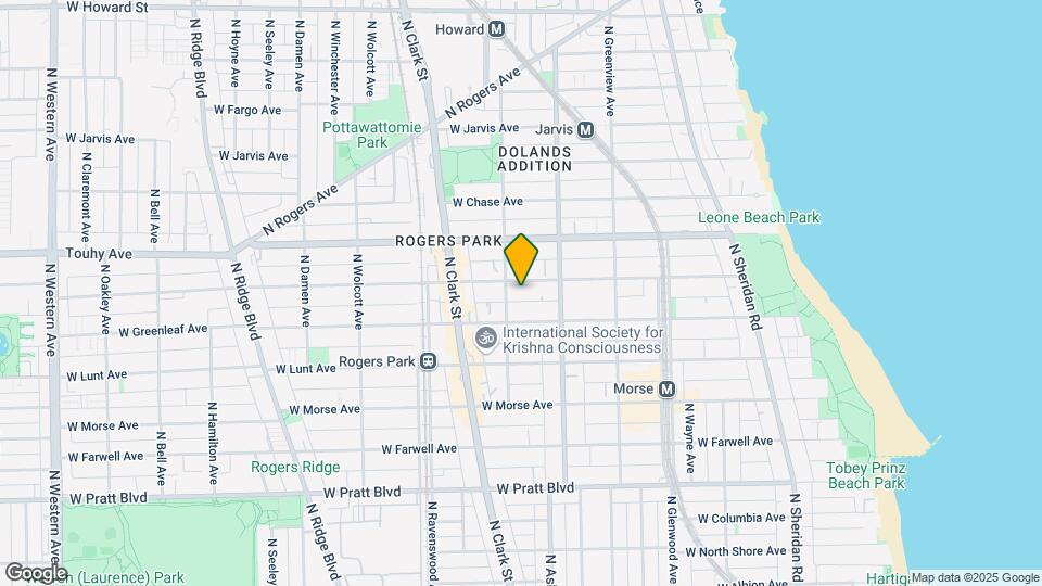 1639 W Estes Ave Mapa y Detalles de la Ubicación