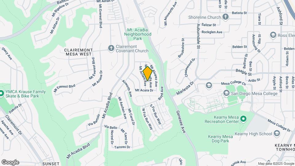 3541 Mt Aclare Ave Map and Location Details