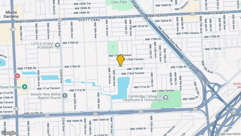 1501 NW 174th St Map and Location Details