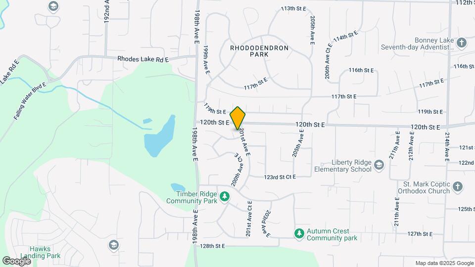 12015 200th Ave Ct E Map and Location Details