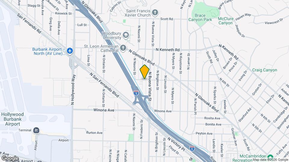 2513 Tulare Ave Map and Location Details