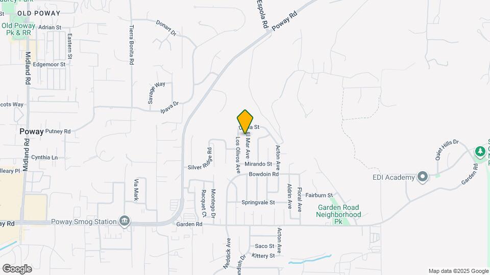 13626 El Mar Ave Map and Location Details