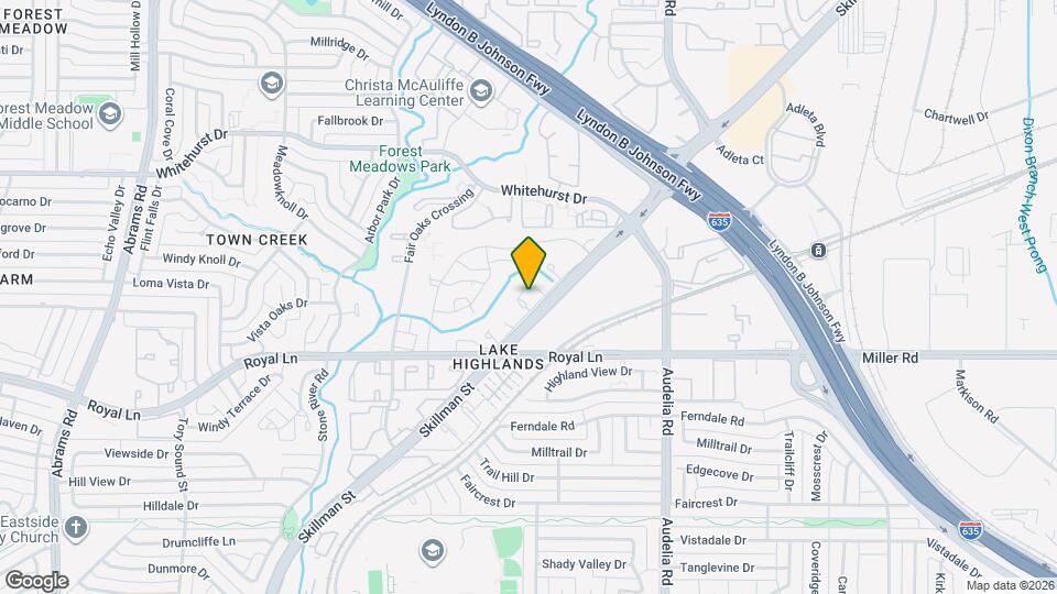 9611 Orchard Hill Map and Location Details