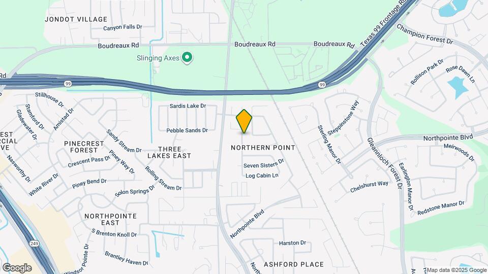 19622 Rippling Brook Ln Mapa y Detalles de la Ubicación