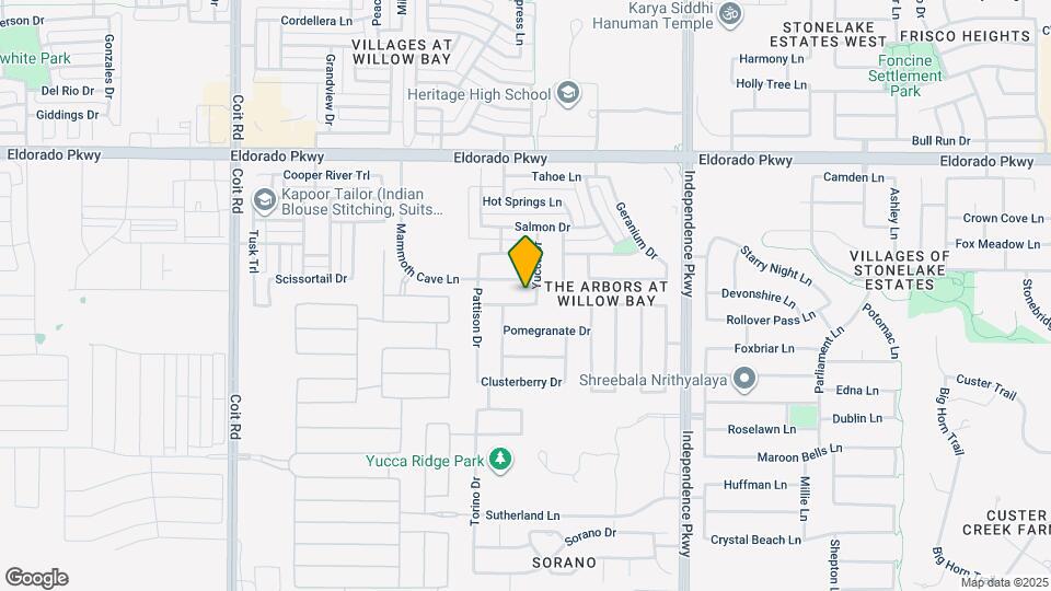 13862 Allegheny Dr Map and Location Details