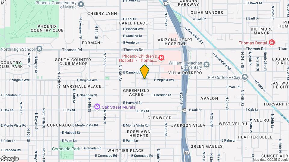 2540 N 17th Way Mapa y Detalles de la Ubicación