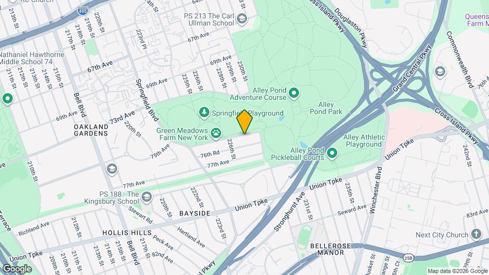 226-32 76th Ave Mapa y Detalles de la Ubicación
