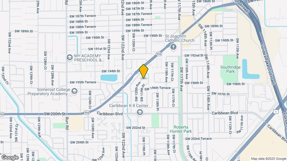 11984 SW 195th St Mapa y Detalles de la Ubicación
