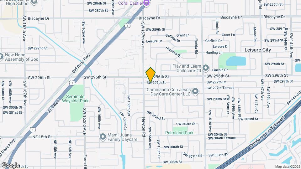 15602 SW 297th St Map and Location Details