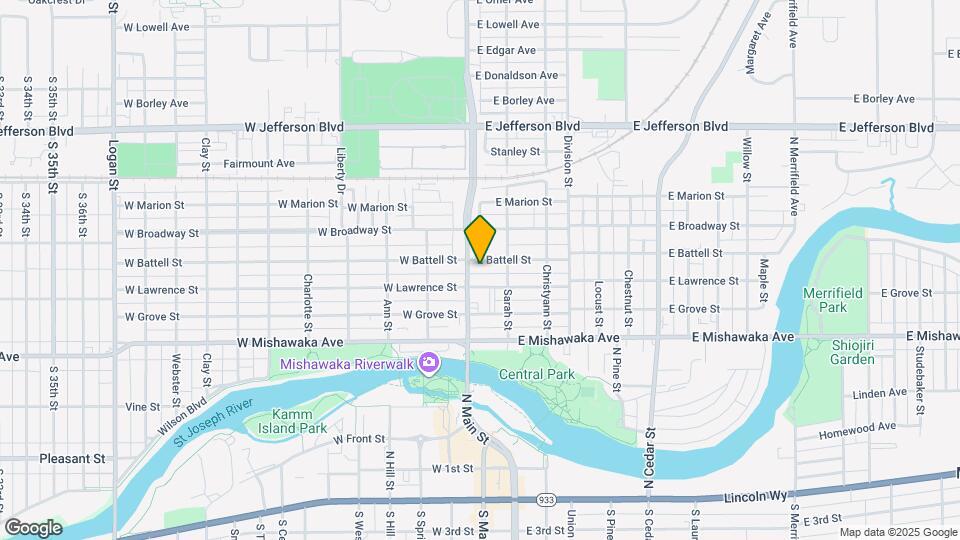 810 N Main St Map and Location Details