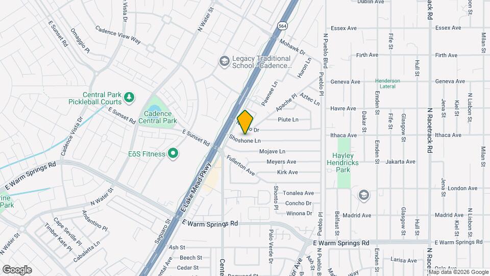 201 Shoshone Ln Map and Location Details