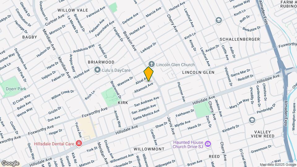 1519 Altamont Ave Mapa y Detalles de la Ubicación
