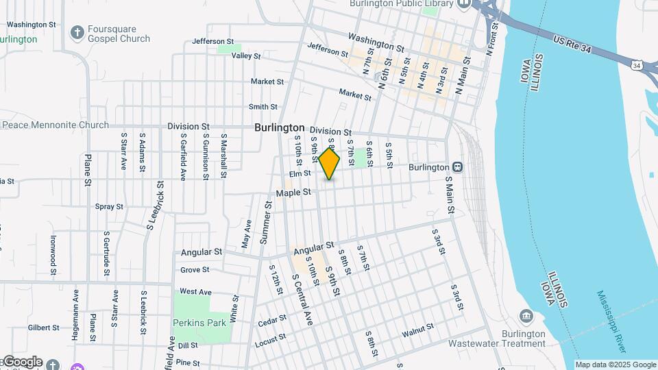 321 S 8th St, Unit 3 Map and Location Details