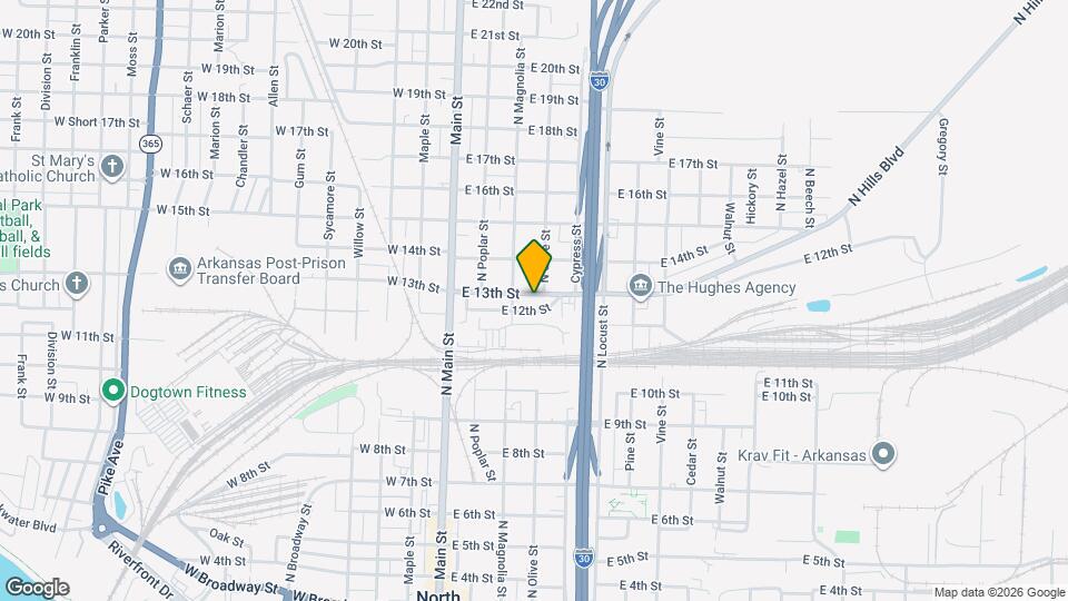 310 E 13th St Map and Location Details