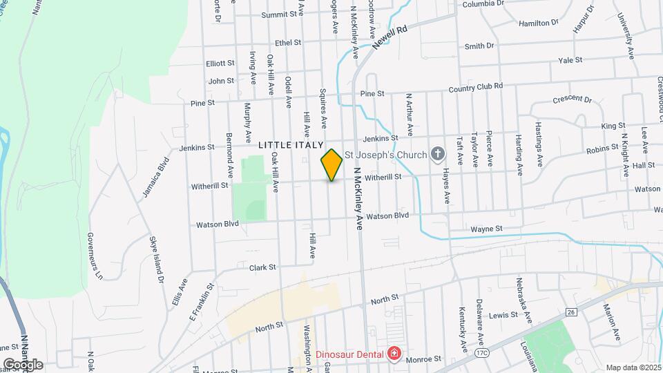 124 Squires Ave Map and Location Details