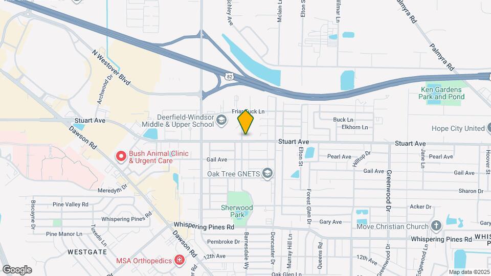 2500 Barnesdale Wy Map and Location Details