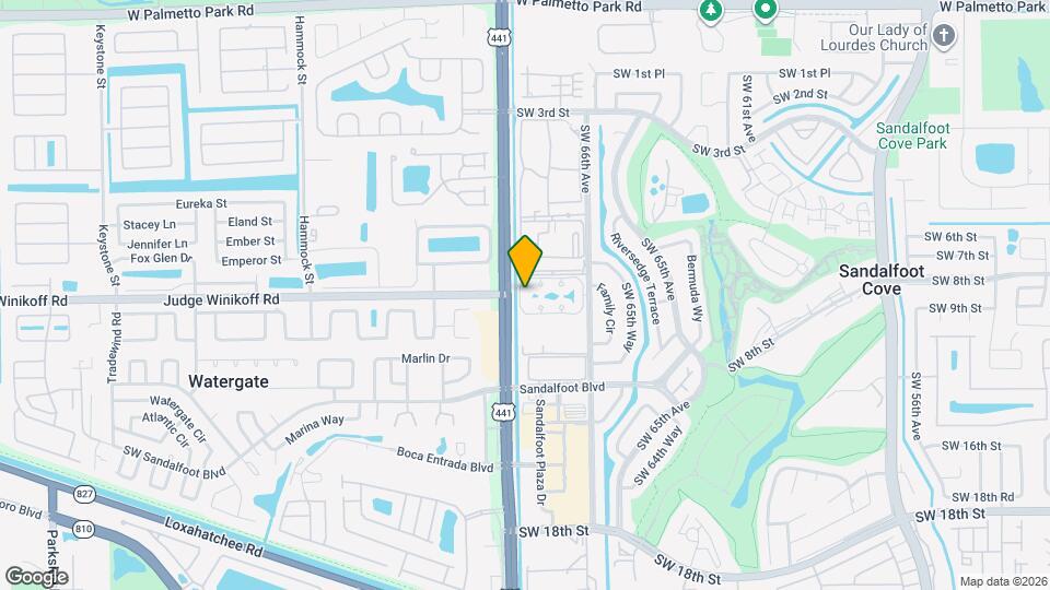 9921 Three Lakes Cir Map and Location Details