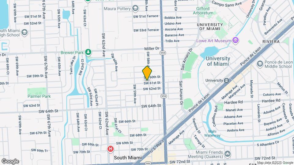 5805 SW 61st St Map and Location Details