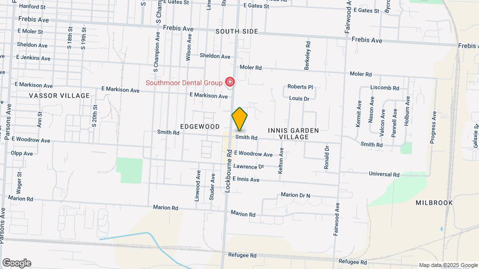 Lockbourne Greene Mapa y Detalles de la Ubicación