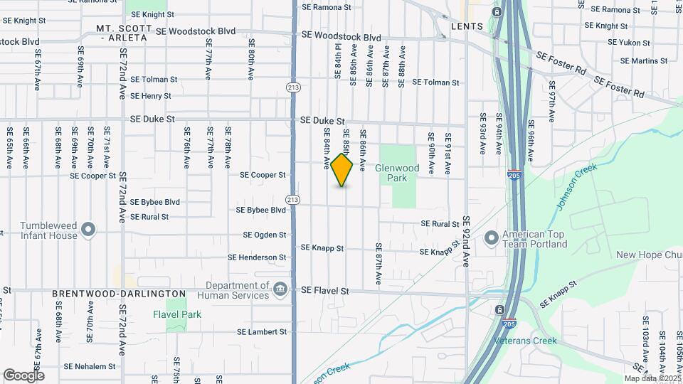 6825 SE 85th Ave Map and Location Details