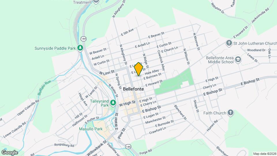 237-239 N Penn St Map and Location Details