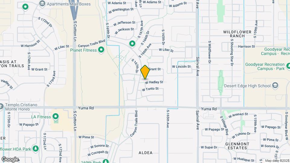888 S 165th Ln Map and Location Details
