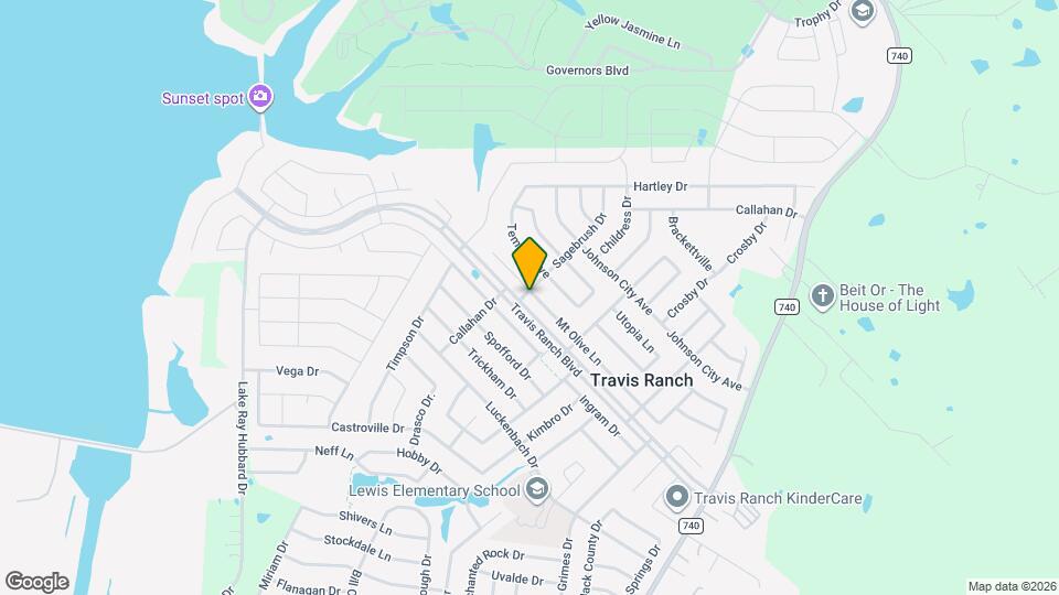 1229 Mount Olive Ln Mapa y Detalles de la Ubicación
