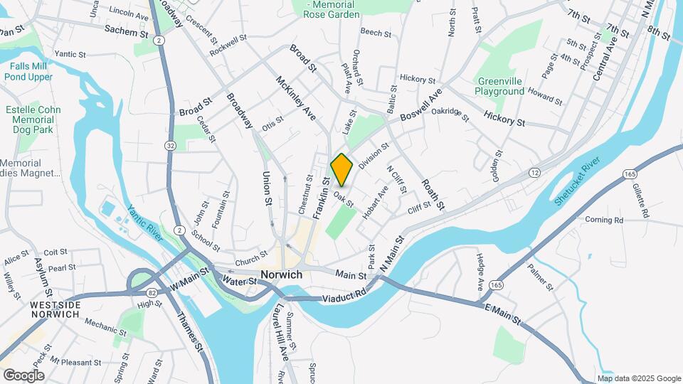 16 Oak St Map and Location Details