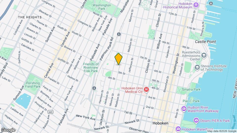 518 Monroe St Map and Location Details