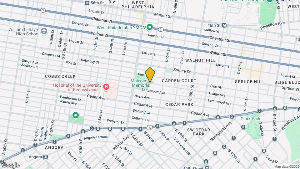 431 S 51st St Map and Location Details