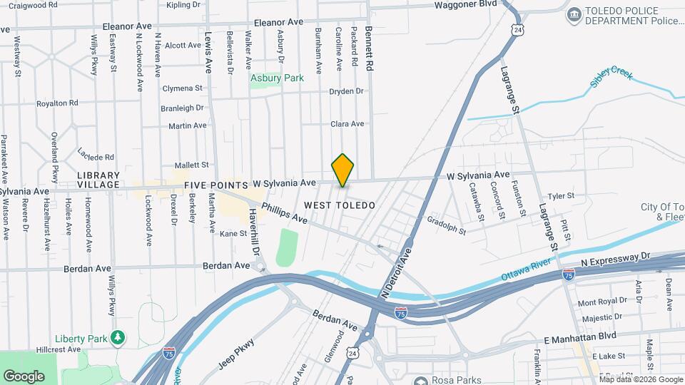 3905 Peru St Map and Location Details