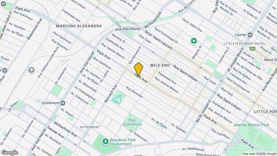 5638 Du Parc Av Map and Location Details