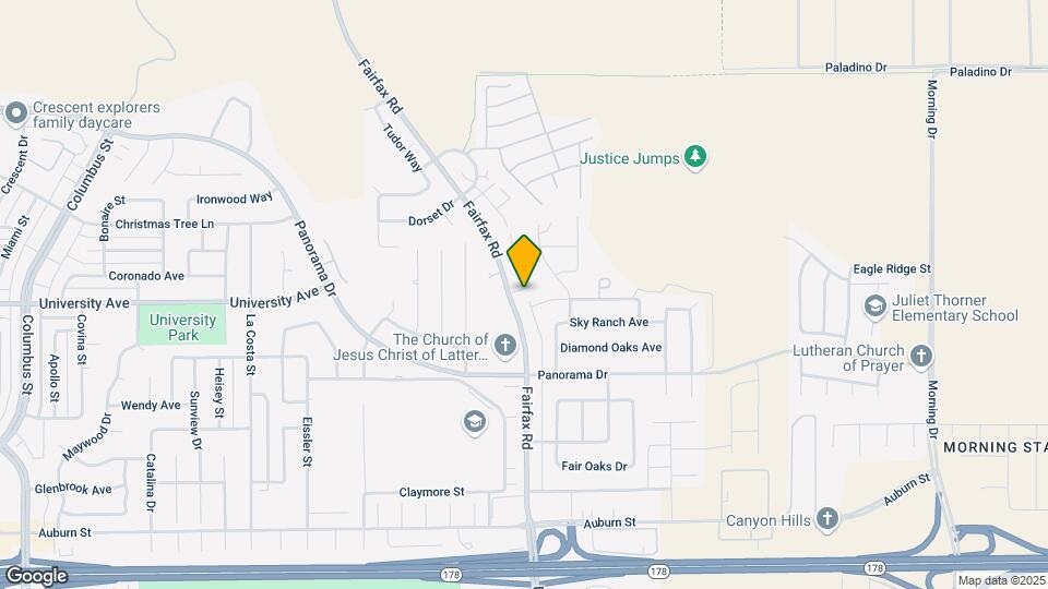 5701 Fairfax Rd Map and Location Details