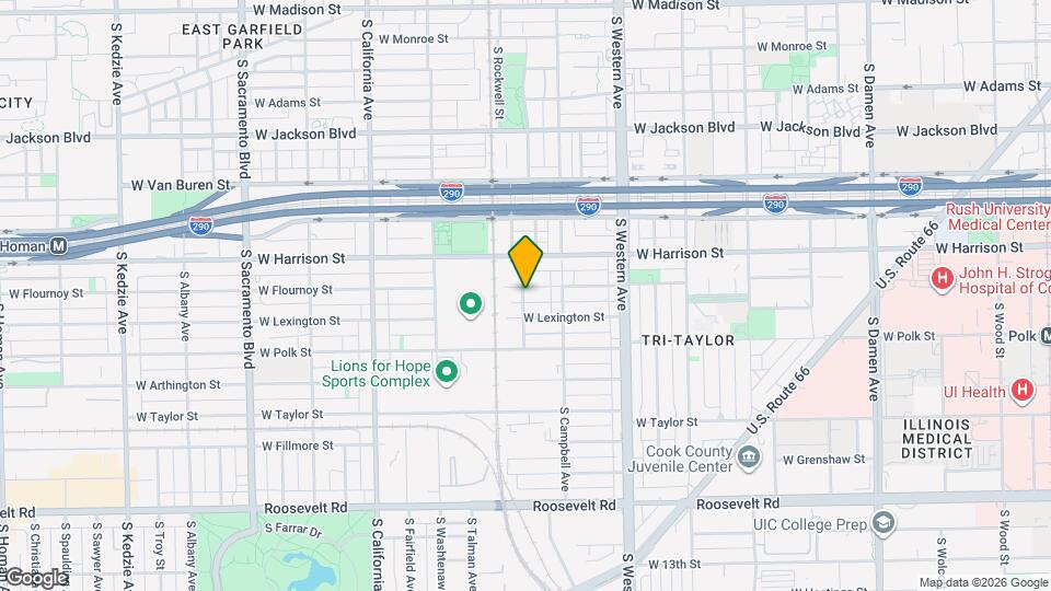 2535 W Flournoy St, Unit #2 Map and Location Details