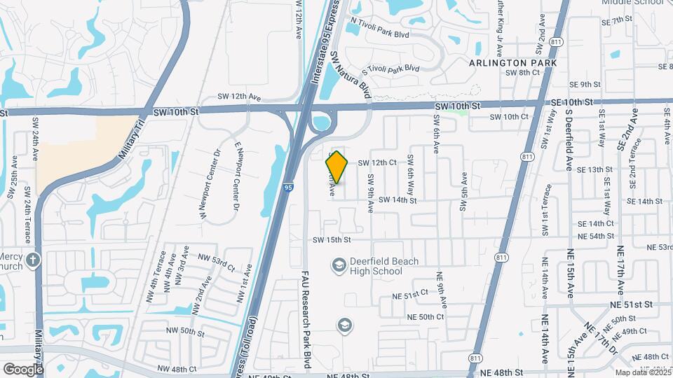 1320 SW 11th Ave Map and Location Details