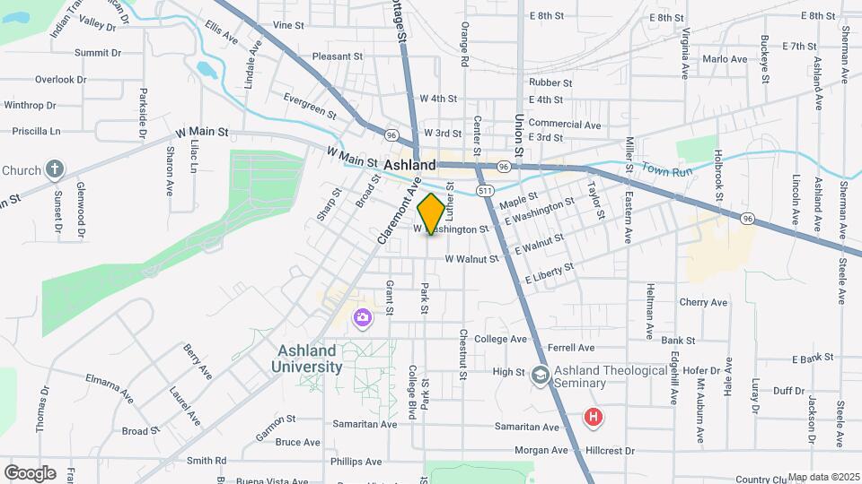 411 Park St Map and Location Details