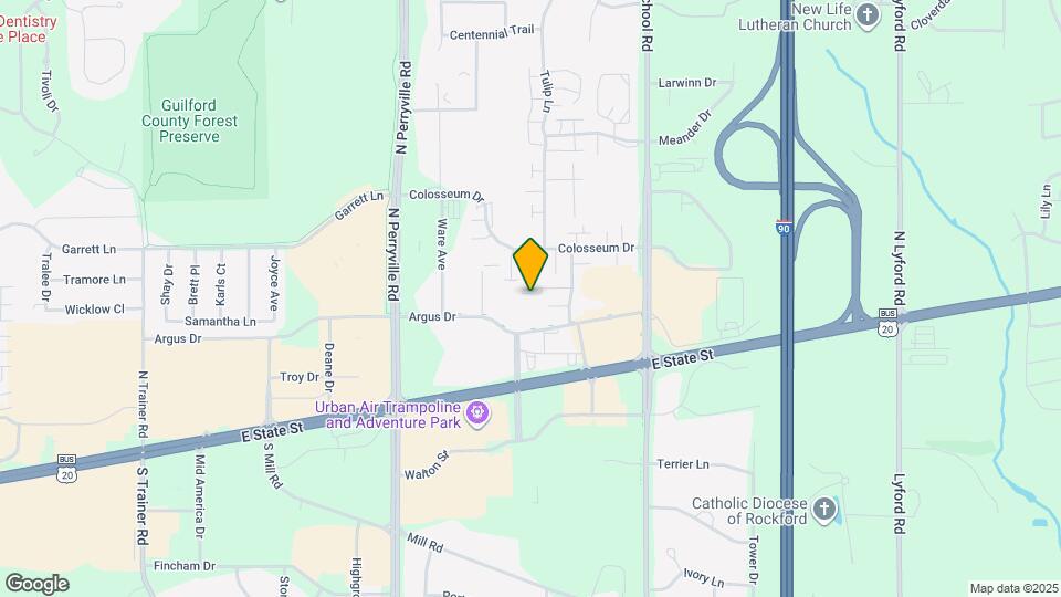 388 Amphitheater Dr Map and Location Details