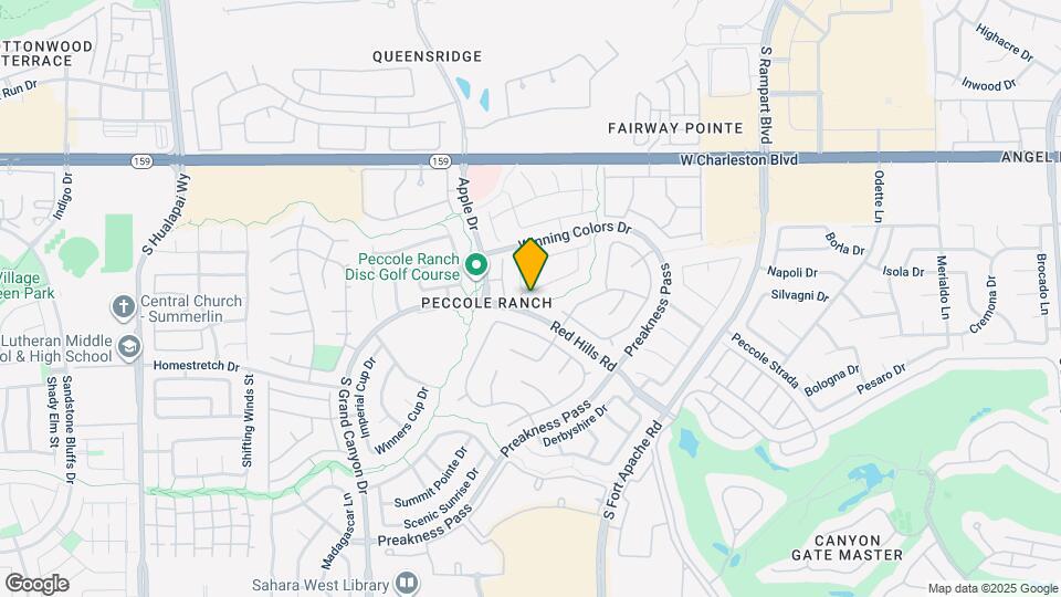 9433 Valencia Canyon Dr Map and Location Details