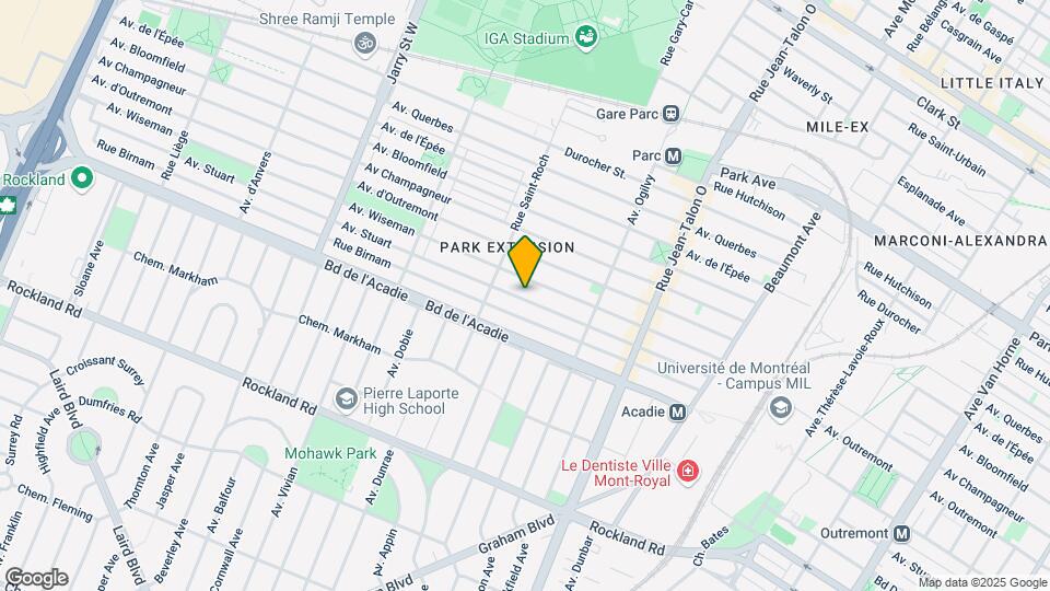 7545 Stuart Av Map and Location Details
