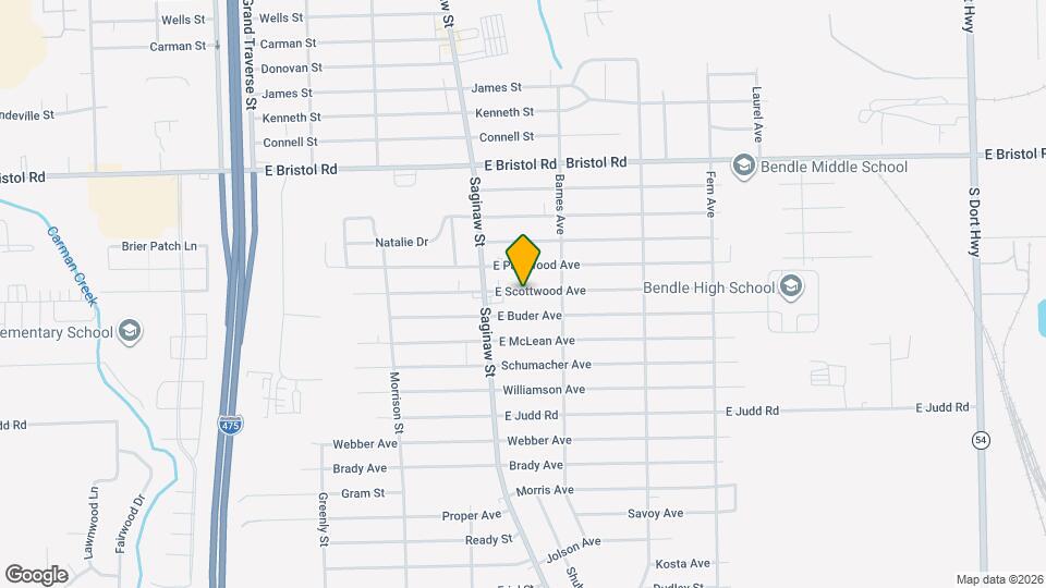 2050 E Scottwood Ave Map and Location Details