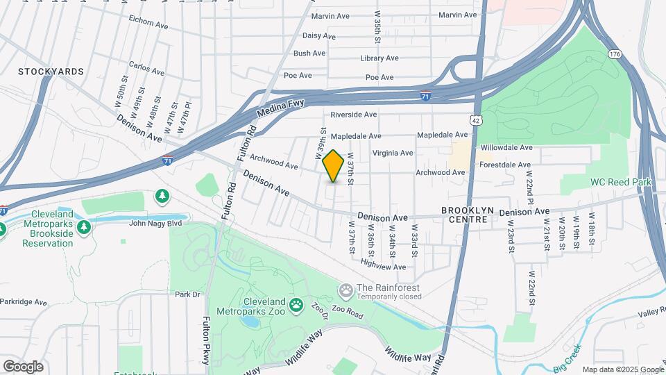 3782 W 38th St Map and Location Details