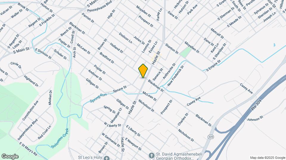 539 Hazle St Map and Location Details