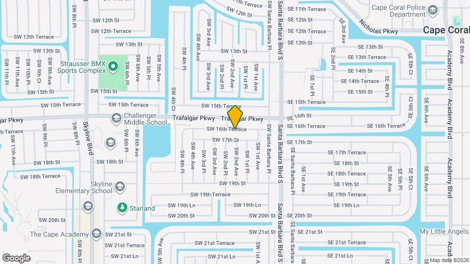 202 SW 16th Terrace Map and Location Details