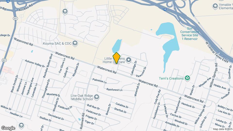 3713 Lakecrest Dr Map and Location Details