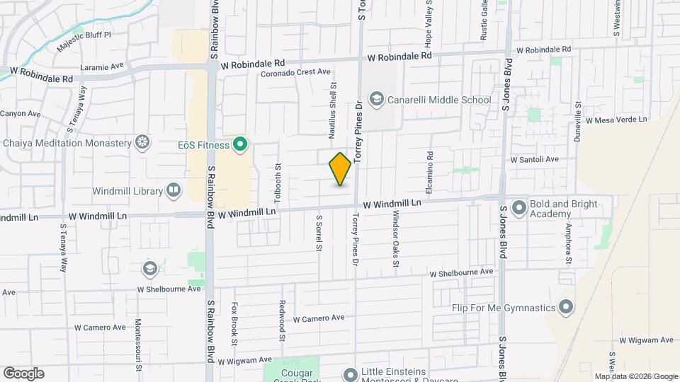 6540 Gossamer Fog Ave Mapa y Detalles de la Ubicación