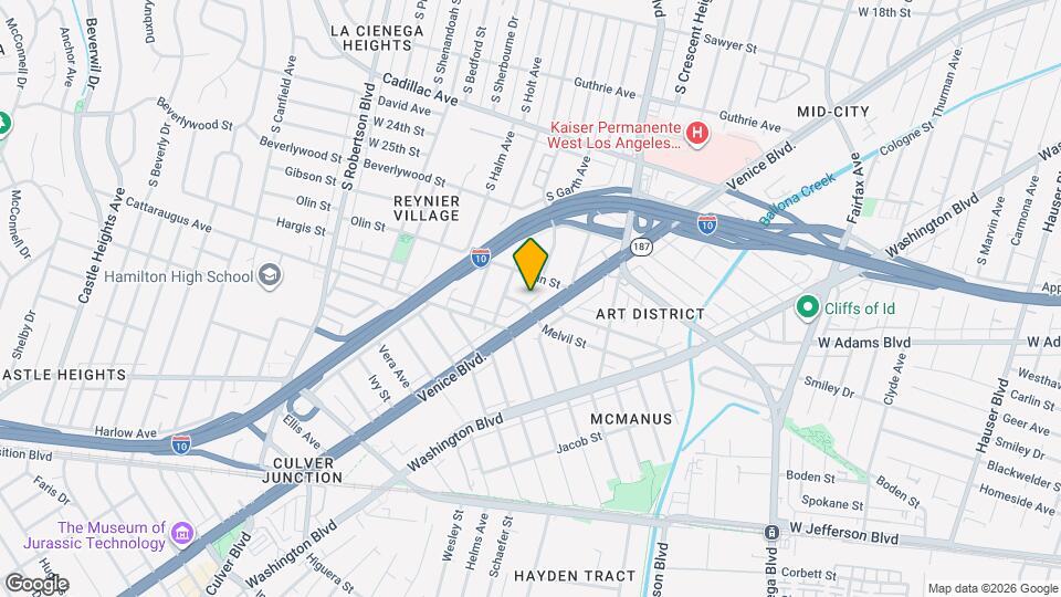 8633 Hervey St Mapa y Detalles de la Ubicación