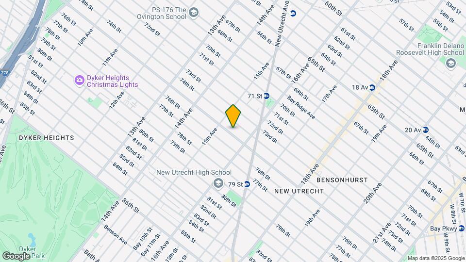 1539 Bay Ridge Pkwy Map and Location Details